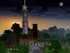 PS3版Minecraftでの昼夜写真の例2