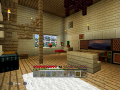 Minecraftの我が家の室内のスクリーンショット2